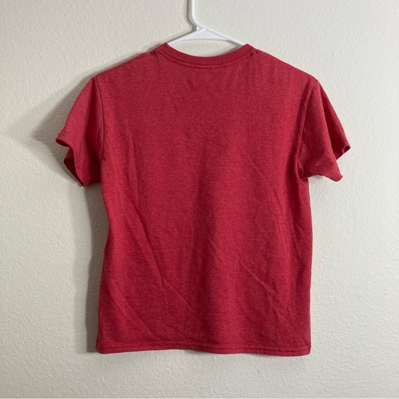 Minions “Sleigh All Day” Tee - Red - Kids Small - Picture 3 of 4